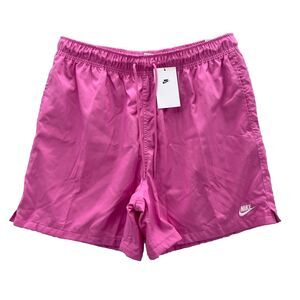 Nike Club Woven Flow Shorts Men Large Pink Standard Fit Above Knee FN3307-675